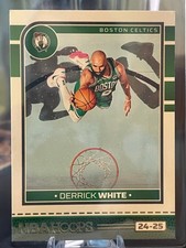 2024-25 Panini Hoops Basketball Derrick White-#77 Winter Base. Boston Celtics