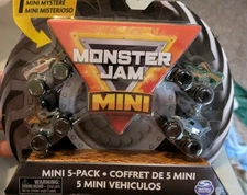 MONSTER JAM MINI Mysyery 5-Pack  Zombie Horse Dragon Megalodon
