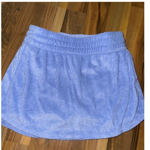 90 Degree Towel Terry Skirt Set Cami Top Periwinkle Girls Small 7-8 - Picture 5 of 8