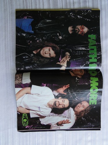 Vintage Magazine Faces Rocks Oct 1990 Poison Slaughter Lita Ford Warrant 105 - Picture 17 of 18