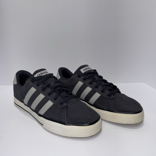 Adidas Neo SE Daily Vulc Herren Größe 9,5 Grau Walking Turnschuhe