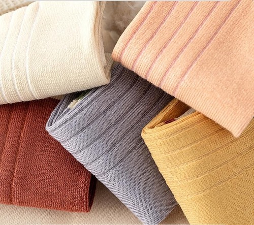 5-Pack Colorblock Print Women's Crew Socks Cute Printed Designs Toe-Seamed & - Picture 2 of 6