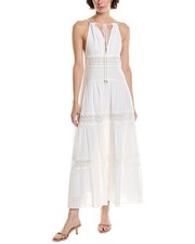 Reveriee Lace Trim Midi Dress Women's