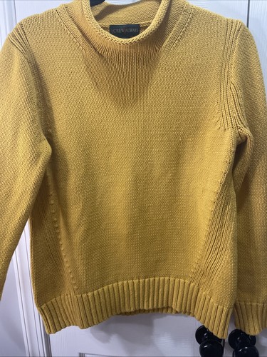 Women’s  J Crew Always Roll Neck Yellow Sweater Size Medium - Picture 5 of 12