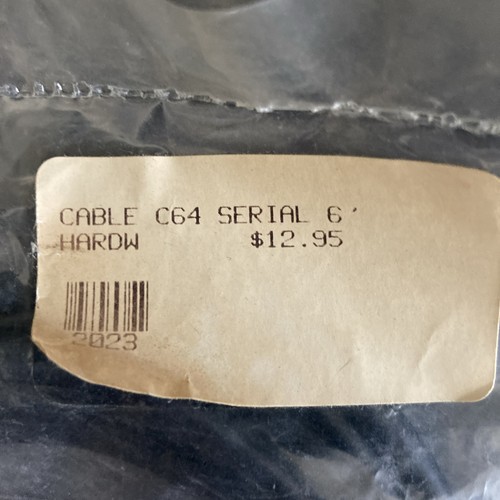 NOS Commodore 64 128 6’ DIN Cable For 1541 1571 6p To 6p - Picture 2 of 5