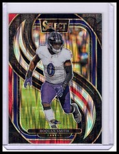 2024 Panini Select #191 Roquan Smith Black & Red Prizm Shock