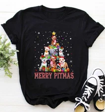 Pitbull Shirt Pitbull Xmas Shirt Pitbull Geschenk Weihnachten Shirt Gift family