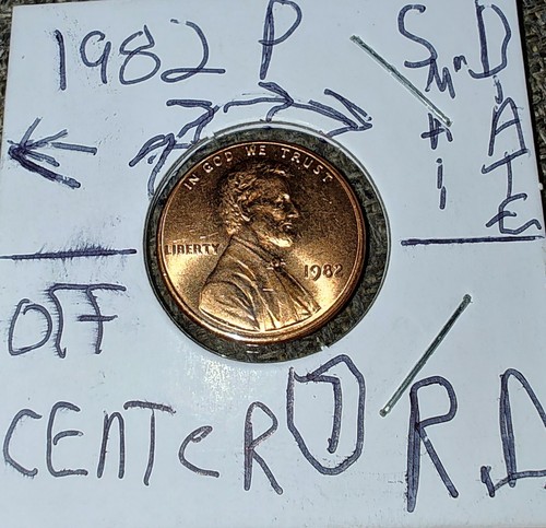 1982 Small Date 3.1 G Off Center Rotated Dye - Picture 1 of 10