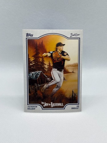 2025 Topps Bob Ross Joy of Baseball Jackson Holliday #32 Baltimore Orioles