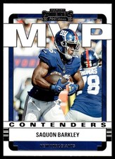 2022 Panini Contenders MVP Contenders Saquon Barkley New York Giants #MVP-SBA