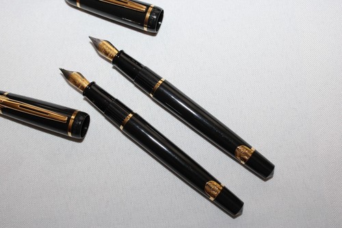2 Waterman Phileas Black & Gold Fountain Pen - Medium Nib (M) - Picture 4 of 22