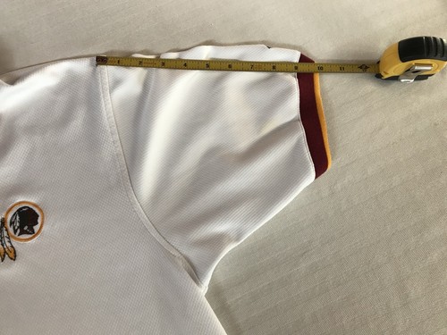 Vintage White Adidas Washington Redskins NFL Polo Men - Size M - Picture 5 of 10