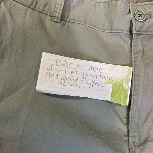 2-Izod Golf Shorts Men's Size 40w Flat Front Light Brown & Green Casual Stretch - Bild 2 von 12