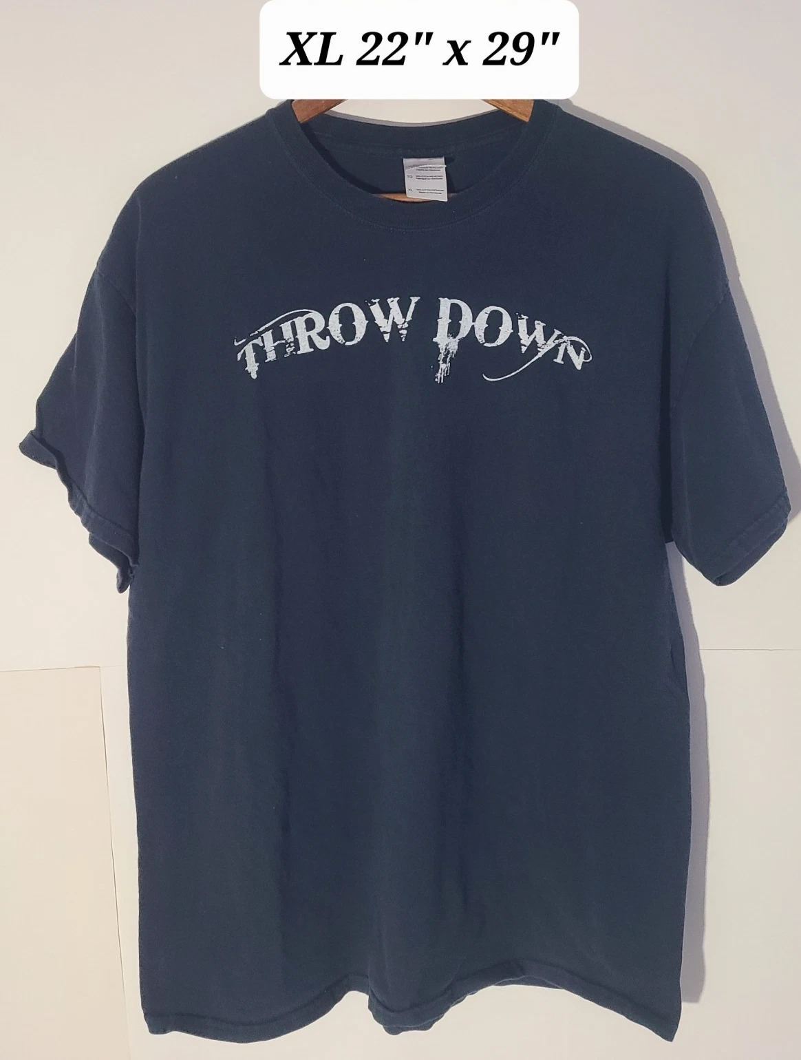 Throwdown Men's XL Black T-Shirt Hardcore / Metal