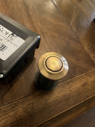 Rohl AS450AG Entsorgungsschaltkasten mit Luftschaltertaster, antikgold README - Bild 2 von 4