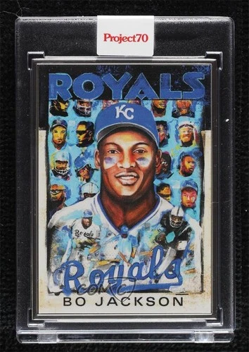2021 Topps Project 70 Artist Proof Silver Frame /51 Bo Jackson by Andrew Thiele