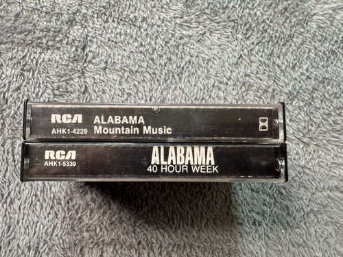 Alabama Cassette Tape Lot x2, 40 Hour Week, Mountain Music 2K - Foto 3 di 4