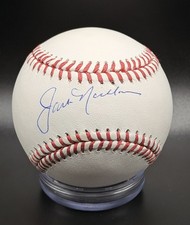 Jack Nicklaus Signed ROMLB Baseball Beckett COA Letter