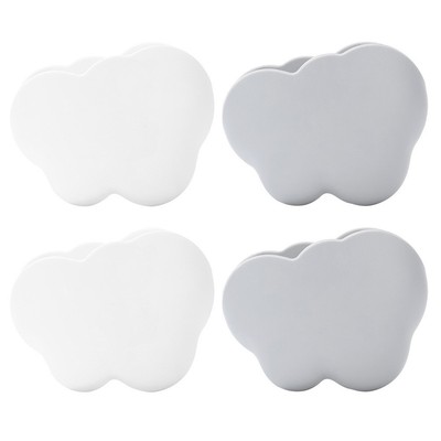 4pcs Multifunktional wasserdichte freie Speicherhüllen (weiß, grau)