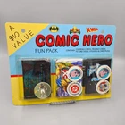Vintage Fleer Comic Hero Fun Pack Batman X Men Power Rangers! 12 Packs + Bonus