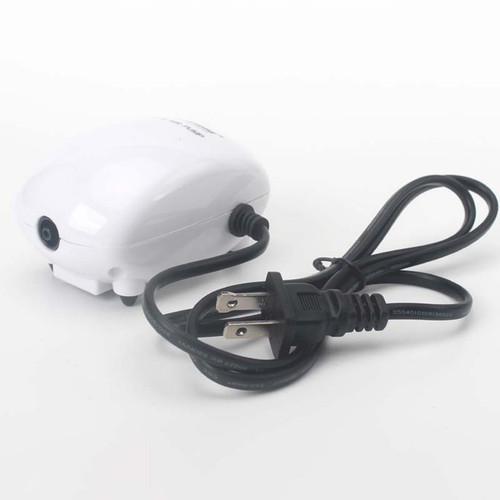 Single/Double Outlet Low Noise Aquarium Fish Tank Air Compressor Oxygen Pump 95 - Picture 4 of 14