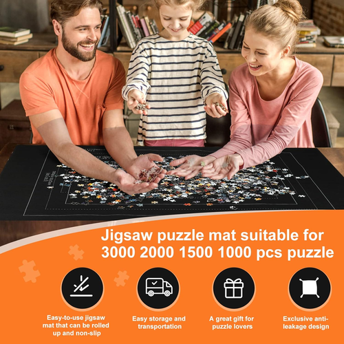 Tappeto Puzzle 3000 Pezzi Rotolo Di Puzzle,Puzzle Roll Set,Coperte Puzzle,Tappet - Foto 6 di 12