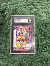2020 Panini Prizm Draft Picks Joe Burrow #105 Pink Pulsar Prizm SGC 8 RC LSU