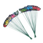  24 STÜCKE PVC Simulation Schmetterling Libelle Stakes Künstliche Schmetterling