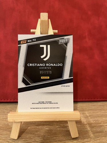 Cristiano Ronaldo 2023 National Convention VIP Red Sparkle Prizm /199 - Picture 2 of 2