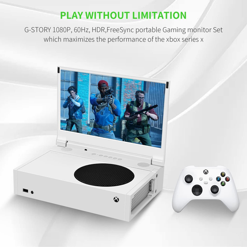 12.5" Pantalla Gaming, Para Xbox Series S, FHD 1080P Monitor Portátil Con IPS, H - Imagen 2 de 12