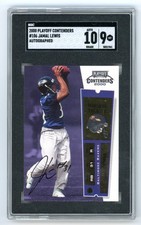 2000 Playoff Contenders Jamal Lewis RC Ticket AUTO #106 SGC 9 MINT
