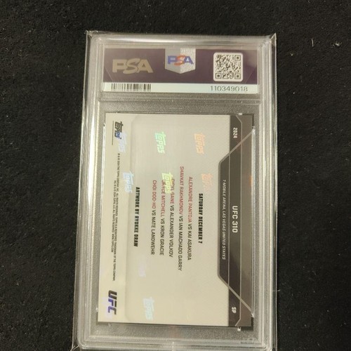 PSA10 Topps Now UFC 310 POSTER SP Kai Asakura vs Pantoja Trading Card 2024 - Bild 2 von 2