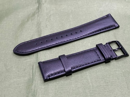 Original FOSSIL 22 MM Black Tone leather watch band