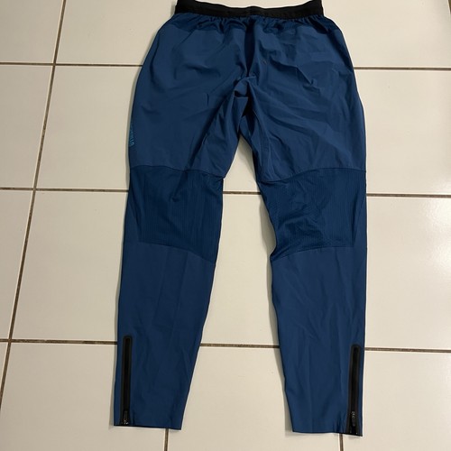 Gymshark Joggers Pants Blue M Lightweight Recycled Stretch Drawstring Tapered - Picture 5 of 6