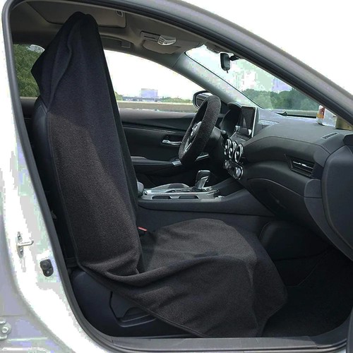 Black Waterproof Car Seat Cover – Sweat & Sandproof – Perfect for Gym, Beach - Bild 2 von 4