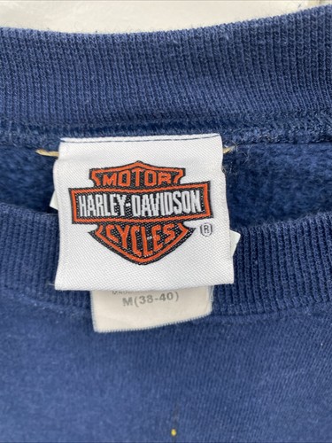 Vintage Harley-Davidson Crewneck Wabash Valley Terre Haute Indiana 2003 Medium - Bild 3 von 8