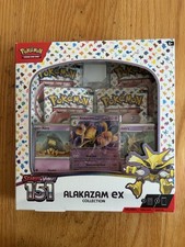 Alakazam EX Collection Pokemon 151 Boosters, 4-Pack Pokemon TCG Scarlet & Violet