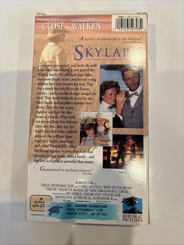 Sarah, Plain and Tall 2 - Skylark (VHS, 1999) - Picture 2 of 5
