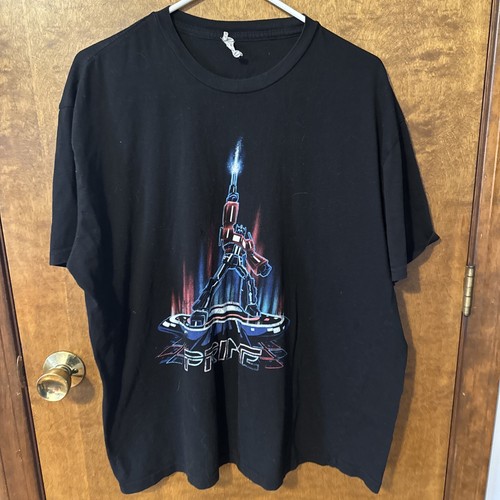 Transformers Optimus Prime T-Shirt Size XL Adult Short Sleeve Black - Picture 4 of 6