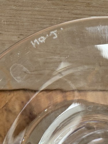 Vintage Lead Crystal Glass, Etched For ’The Nicholson Institute - Picture 8 of 11