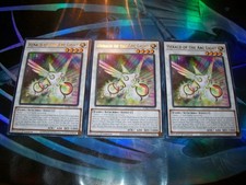 3x Herald of the Arc Light 1st Edition Rare JUSH-EN051 Yu-Gi-Oh!