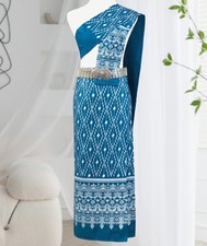 Set Thai Salong Sabai - Cotton Salong - Free Size -Asian Salong - Lanna Style