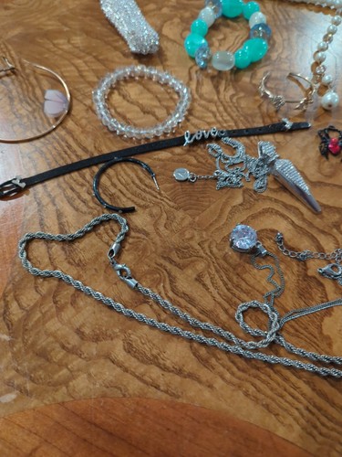 🔥Vintage Konvolut Modeschmuck Anhänger Halskette Ohrringe Armband🔥 - Bild 6 von 9