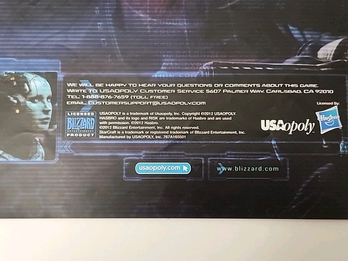 Risk Starcraft Collector's Edition Board Game 2012 Strategic Conquest - Picture 11 of 11