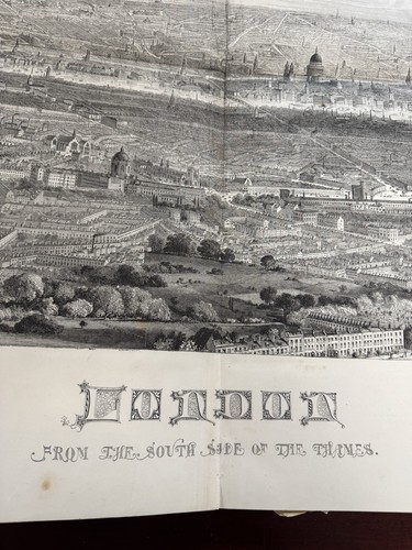 Londra dal lato sud del Tamigi, Illustrated London News, 1861 LOUDAN - Foto 5 di 24