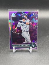 2022 Bowman Sapphire Victor Labrada BCP-150 1st Purple Refractor /25 Mariners