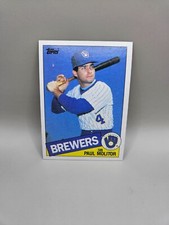 1985 Topps Paul Molitor HOF Brewers #522 Near Mint SHARP