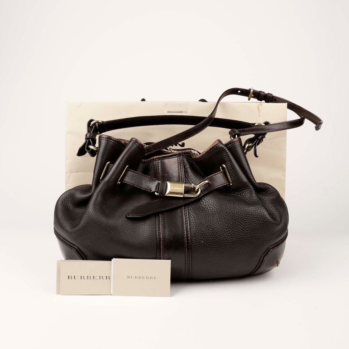 Burberry Brown Leather Hobo Tote Shoulder Bag 3801199 | eBay Burberry Brown Leather Hobo Tote Shoulder Bag 3801199 | eBay