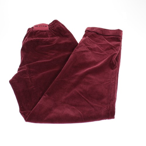 Kiton NWT Casual Pants Size 33 US Drawstring Solid Red Cotton Cashmere Blend - Picture 2 of 12