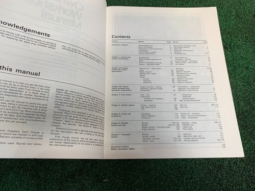 1978 to 1981 Honda Hawk 400 Twins 400 Shop Service Manual Haynes Original - Picture 4 of 6